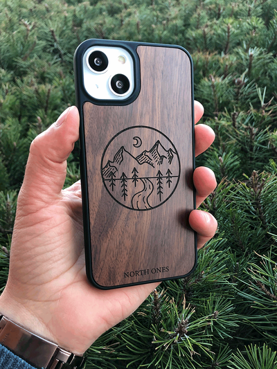 North Ones Walnut phone case collection