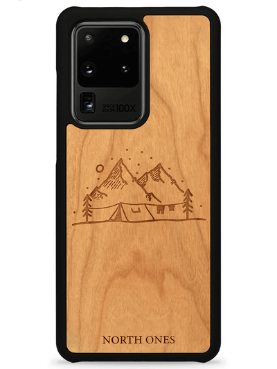 Mobilskal trä vildmark cherry inivildmarken edition Samsung galaxy S20 ultra