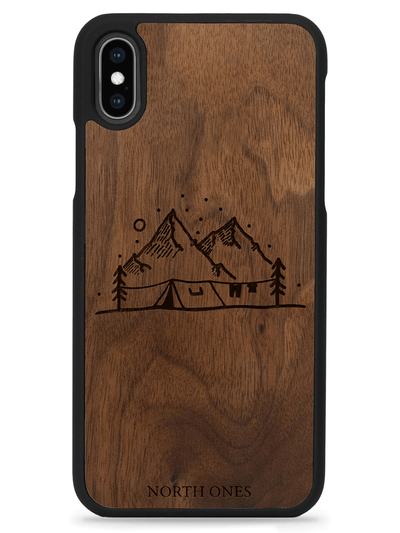 Mobilskal trä vildmark walnut inivildmarken edition iphone XS max