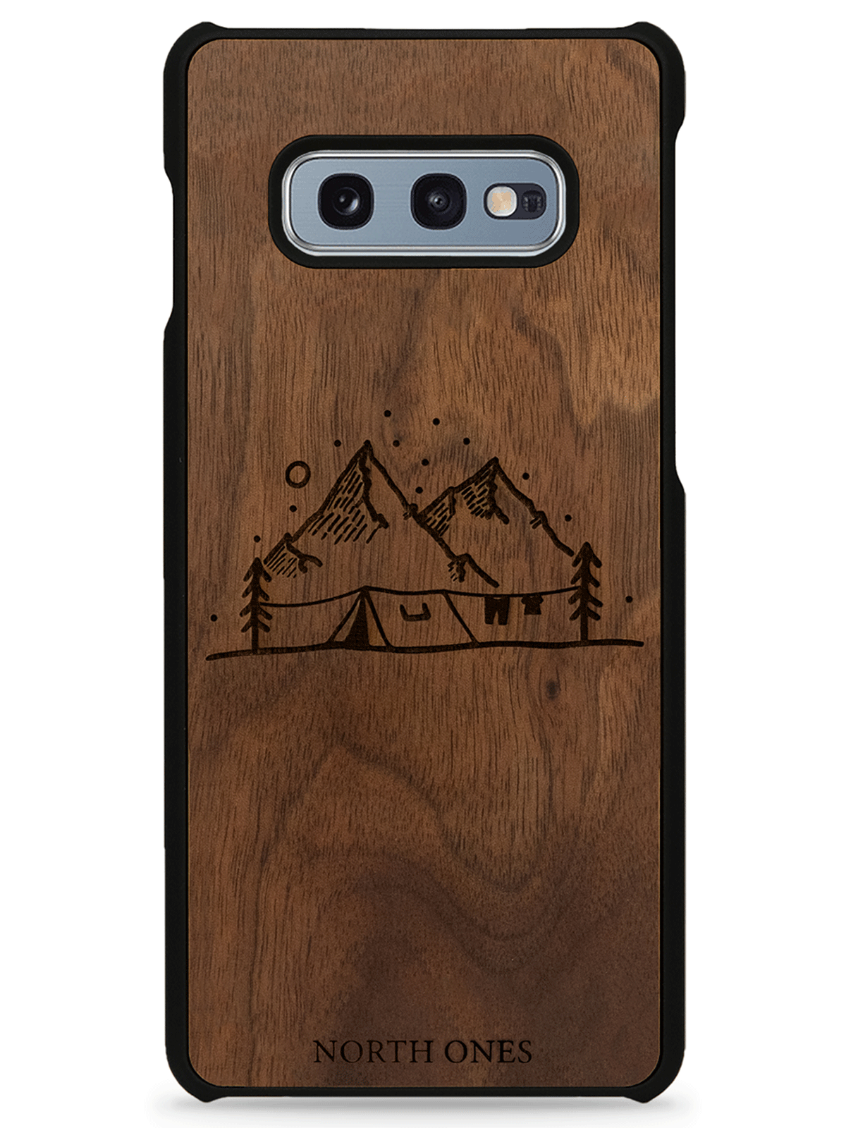 Mobilskal trä vildmark walnut inivildmarken edition Samsung galaxy S10e
