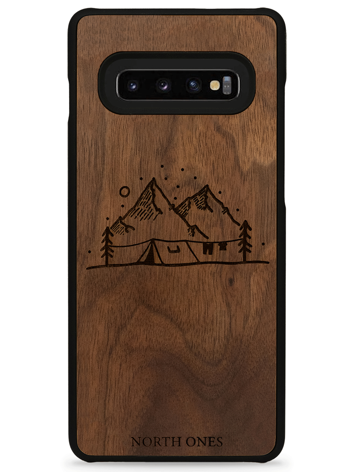 Mobilskal trä vildmark walnut inivildmarken edition Samsung galaxy S10+