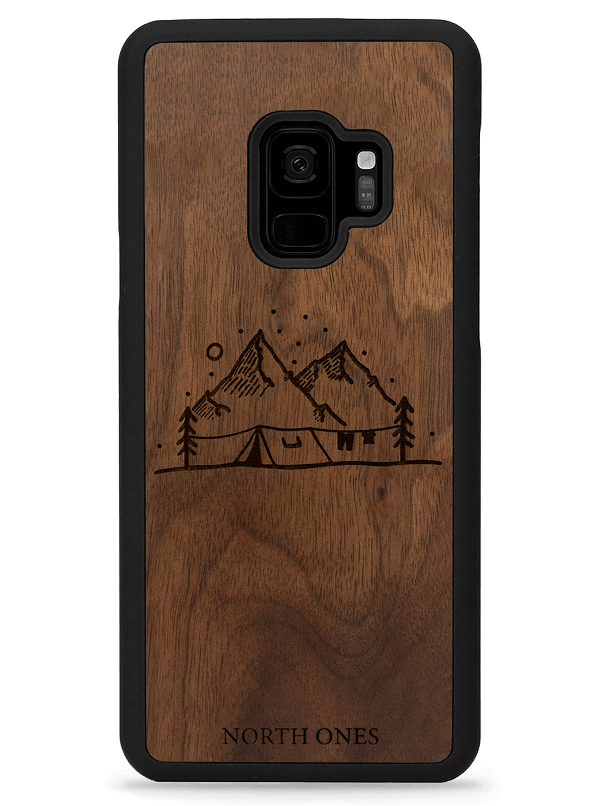 Mobilskal trä vildmark walnut inivildmarken edition Samsung galaxy S9