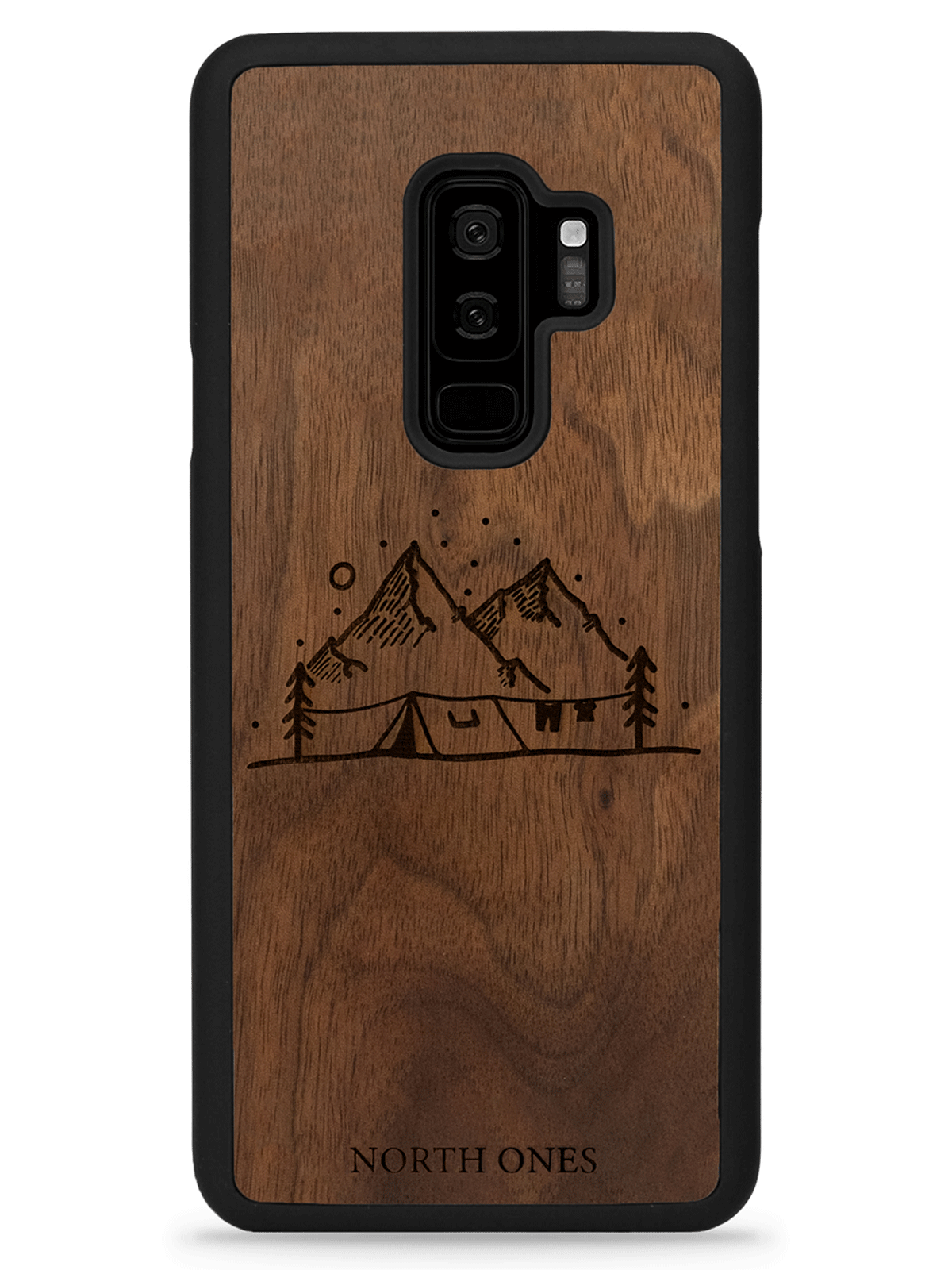 Mobilskal trä vildmark walnut inivildmarken edition Samsung galaxy S9+