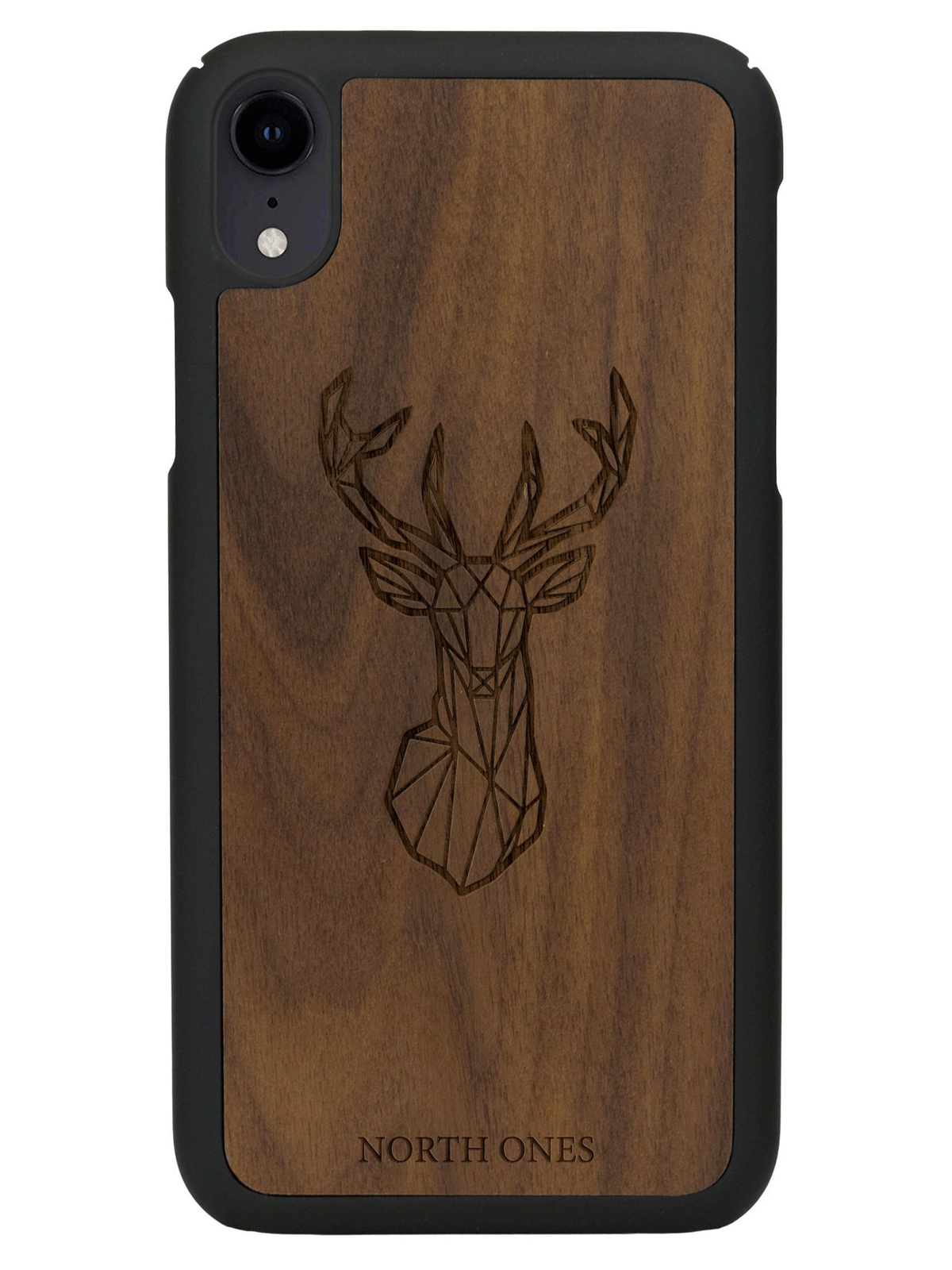 Mobilskal trä nordic deer walnut iphone XR