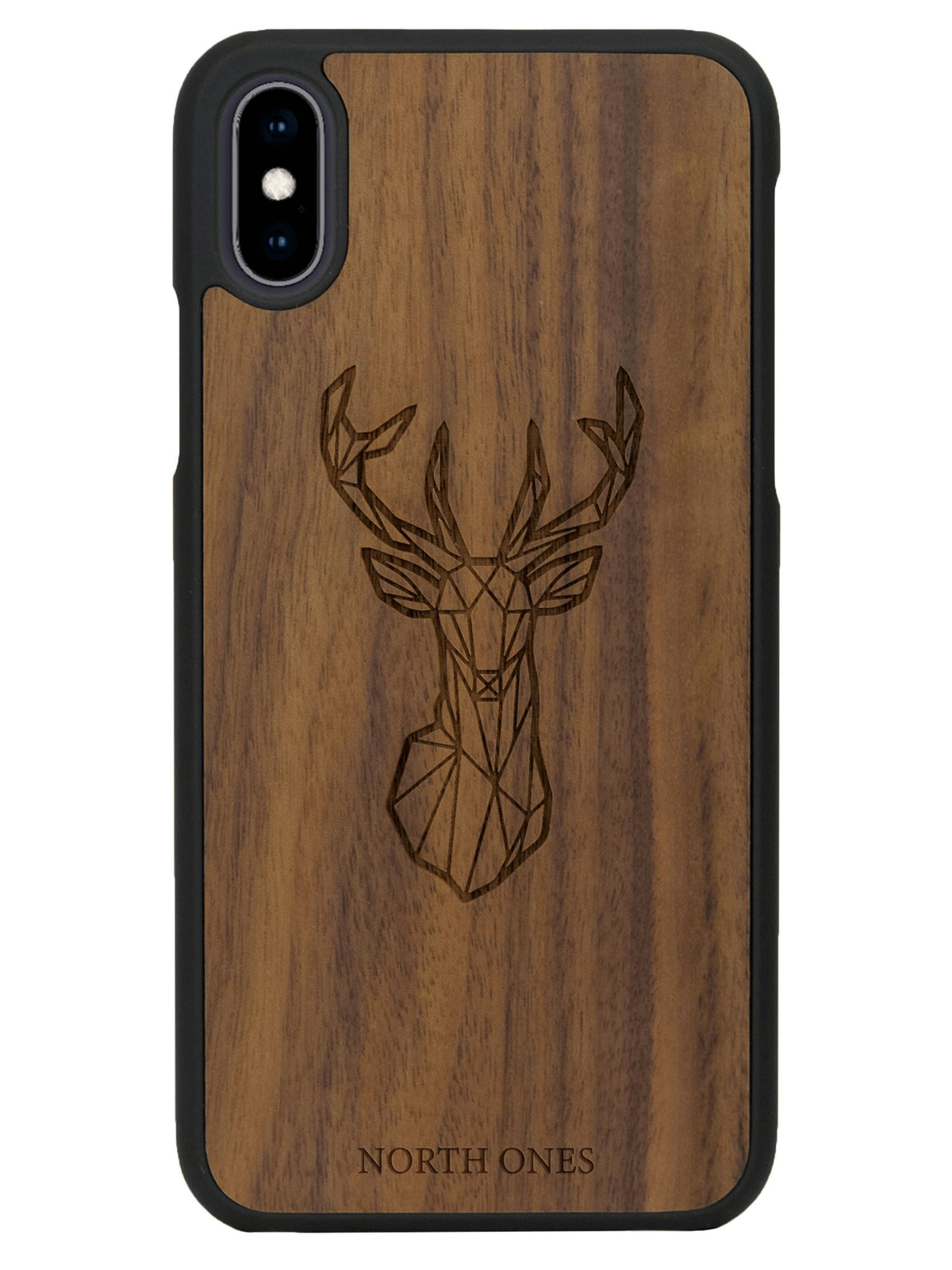 Mobilskal trä nordic deer walnut iphone XS max