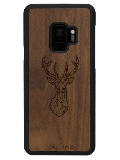 Mobilskal trä nordic deer walnut Samsung galaxy S9