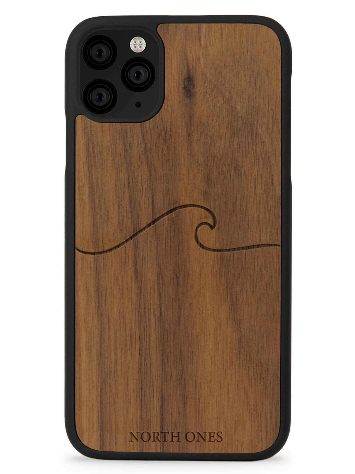 Mobilskal trä simple wave walnut iphone 11 pro